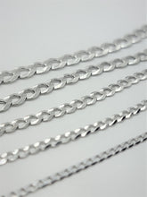 Load image into Gallery viewer, Authentic 10K Solid White Gold Cuban Necklace Bracelet Chain
