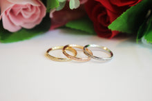 Load image into Gallery viewer, 14K Yellow White Rose Gold Eternity Endless Ring Band for Everyone

