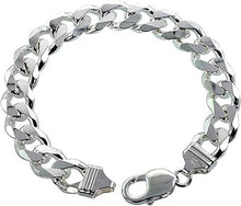 Load image into Gallery viewer, 925 Sterling Silver Thick Curb Cuban Link Chain 7&quot;-10&quot;
