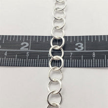 Load image into Gallery viewer, 925 Sterling Silver Circle Link Cable Chain 6.9mm
