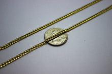 Load image into Gallery viewer, 10K Yellow Gold 2.2mm-9.5mm Hollow Miami Cuban Chain Necklace Bracelet 7"- 30"
