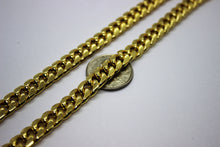 Load image into Gallery viewer, 10K Yellow Gold 2.2mm-9.5mm Hollow Miami Cuban Chain Necklace Bracelet 7"- 30"
