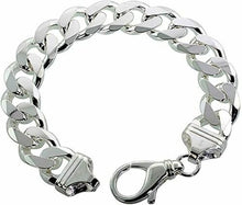 Load image into Gallery viewer, 925 Sterling Silver Thick Curb Cuban Link Chain 7&quot;-10&quot;
