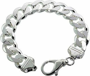 925 Sterling Silver Thick Curb Cuban Link Chain 7"-10"