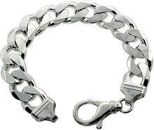 Load image into Gallery viewer, 925 Sterling Silver Thick Curb Cuban Link Chain 7&quot;-10&quot;
