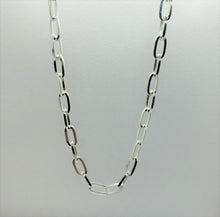 Load image into Gallery viewer, 925 Sterling Silver Paperclip Chain
