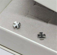 Load image into Gallery viewer, Stainless Steel Small Maltese Cross Stud Earrings
