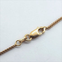 Load image into Gallery viewer, Authentic 14K Solid Rose Gold 1mm Franco Chain Necklace
