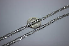 Load image into Gallery viewer, Authentic 10K Solid White Gold Figaro Necklace Bracelet Chain
