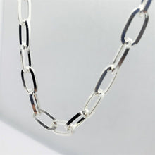 Load image into Gallery viewer, 925 Sterling Silver Paperclip Chain
