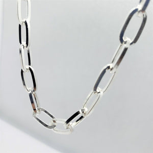 925 Sterling Silver Paperclip Chain