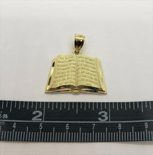 Load image into Gallery viewer, 10K Yellow Gold Bible Book Pendant
