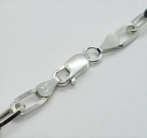 925 Sterling Silver Paperclip Chain