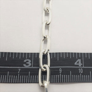 925 Sterling Silver Paperclip Chain