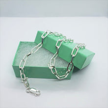 Load image into Gallery viewer, 925 Sterling Silver Paperclip Chain
