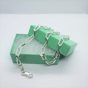 925 Sterling Silver Paperclip Chain