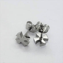 Load image into Gallery viewer, Stainless Steel Small Maltese Cross Stud Earrings
