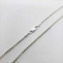 Load image into Gallery viewer, 925 Sterling Silver Round Box 2mm Necklace Chain
