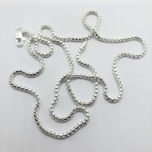 Load image into Gallery viewer, 925 Sterling Silver Round Box 2mm Necklace Chain
