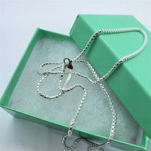 Load image into Gallery viewer, 925 Sterling Silver Round Box 2mm Necklace Chain
