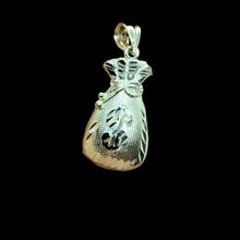 Load image into Gallery viewer, 10K Solid Yellow Gold Money Bag with Dollar Sign Pendant
