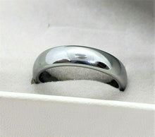 Load image into Gallery viewer, Tungsten Carbide Plain Smooth Domed Mirror Polish Finish Wedding 5mm Band Ring
