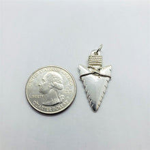 Load image into Gallery viewer, 925 Sterling Silver Arrowhead Pendant
