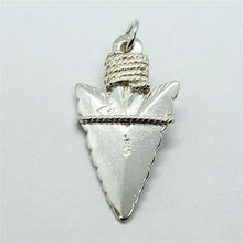 Load image into Gallery viewer, 925 Sterling Silver Arrowhead Pendant
