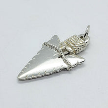 Load image into Gallery viewer, 925 Sterling Silver Arrowhead Pendant
