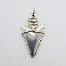 Load image into Gallery viewer, 925 Sterling Silver Arrowhead Pendant
