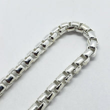 Load image into Gallery viewer, 925 Sterling Silver Round Box 5mm Necklace Chain
