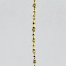 Load image into Gallery viewer, 14K Solid Yellow Gold D/C 2mm Bead Necklace Chain
