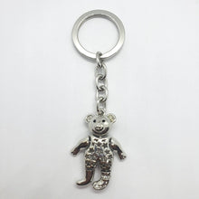 Load image into Gallery viewer, Movable Jeweled Teddy Bear with Crystal Keychain Keyring
