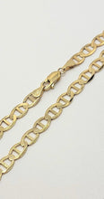 Load image into Gallery viewer, 10K Solid Yellow Gold Mariner 3.2mm ~ 6mm Chain Bracelet Necklace
