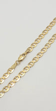 Load image into Gallery viewer, 10K Solid Yellow Gold Mariner 3.2mm ~ 6mm Chain Bracelet Necklace
