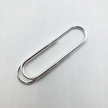 Load image into Gallery viewer, 925 Sterling Silver Large Paper Clip Money Clip
