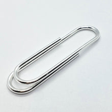 Load image into Gallery viewer, 925 Sterling Silver Large Paper Clip Money Clip
