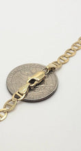 Load image into Gallery viewer, 10K Solid Yellow Gold Mariner 3.2mm ~ 6mm Chain Bracelet Necklace
