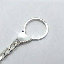 Load image into Gallery viewer, 925 Sterling Silver Globe Round Keychain Keyring
