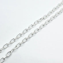 Load image into Gallery viewer, 925 Sterling Silver Boston Link Chain Bracelet Necklace
