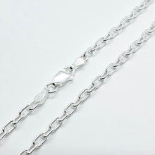 Load image into Gallery viewer, 925 Sterling Silver Boston Link Chain Bracelet Necklace
