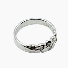 Load image into Gallery viewer, 925 Sterling Silver Ring Toe Pinky Midi Knuckle Tiny Nugget Band
