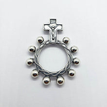 Load image into Gallery viewer, 925 Sterling Silver One Mystery/Single Decade Ring Rosary
