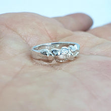 Load image into Gallery viewer, 925 Sterling Silver Ring Toe Pinky Midi Knuckle Tiny Nugget Band
