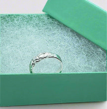 Load image into Gallery viewer, 925 Sterling Silver Ring Toe Pinky Midi Knuckle Tiny Nugget Band
