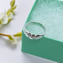 Load image into Gallery viewer, 925 Sterling Silver Ring Toe Pinky Midi Knuckle Tiny Nugget Band
