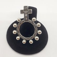 Load image into Gallery viewer, 925 Sterling Silver One Mystery/Single Decade Ring Rosary
