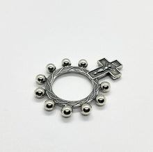 Load image into Gallery viewer, 925 Sterling Silver One Mystery/Single Decade Ring Rosary
