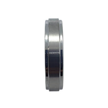 Load image into Gallery viewer, Tungsten Carbide Satin Center Recessed Edges 5.5mm Wedding Band Ring
