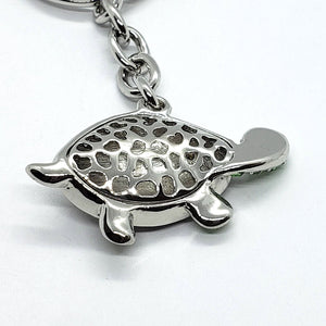 Jeweled Tortoise Multi-Color Key Chain Keyring